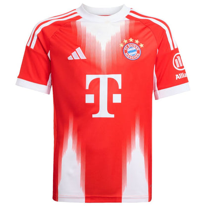 Bayern Munich adidas Youth 2025/26 Home Replica Custom Jersey - Red