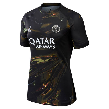 Paris Saint-Germain Jordan Brand Women's 2025/26 Fifth Stadium Replica Jersey - Black