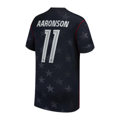Brenden Aaronson USMNT Nike Youth 2026/27 Away Stadium Replica Jersey - Blue