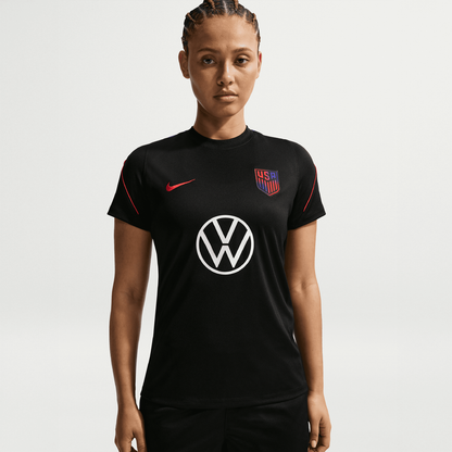 USMNT Nike Women's 2026 Strike Dri-FIT Top - Black