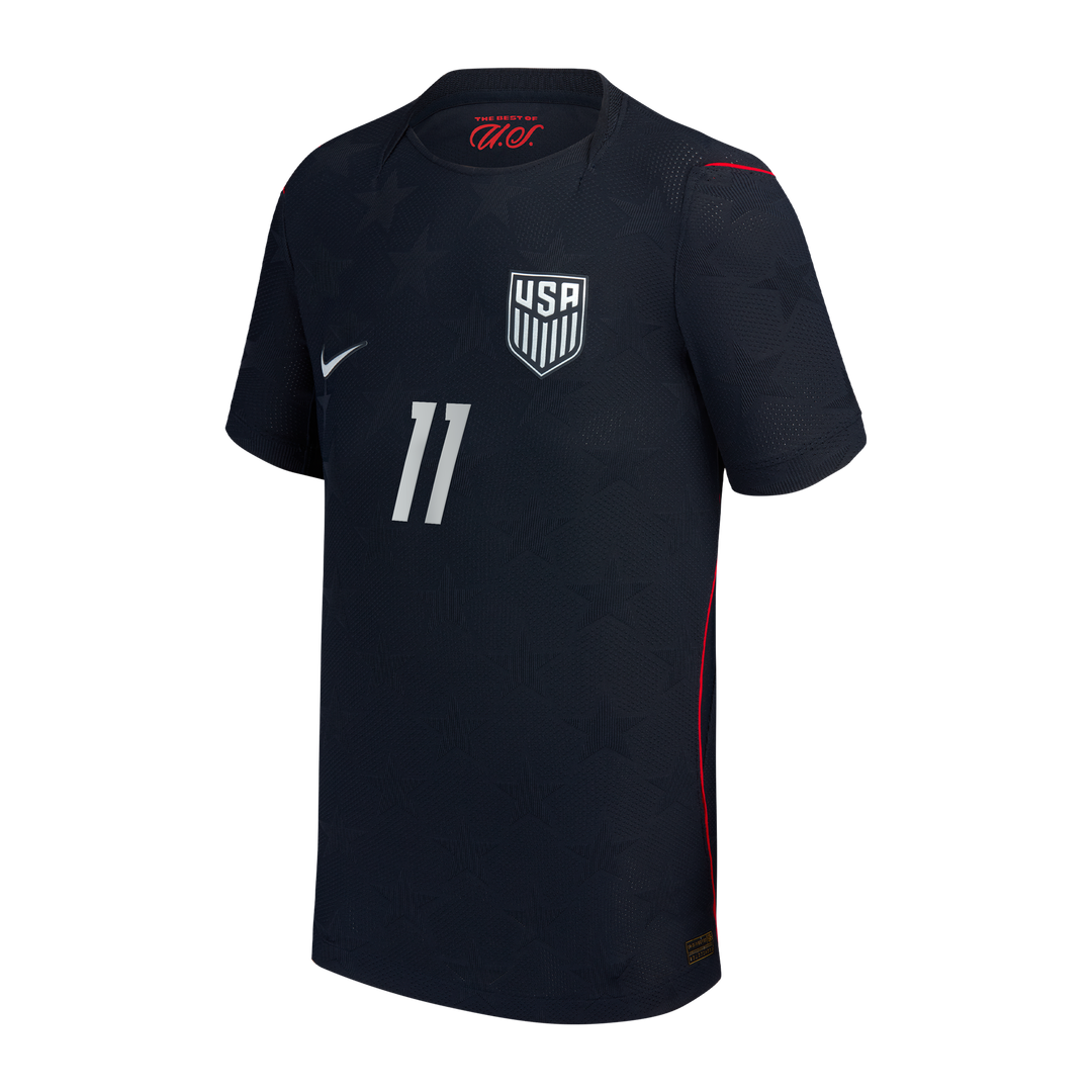 Brenden Aaronson USMNT Nike Youth 2026/27 Away Match Authentic Jersey - Blue