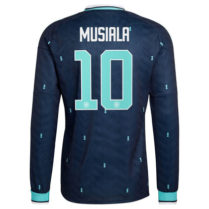Jamal Musiala Germany National Team adidas 2026 Away Replica Long Sleeve Jersey - Navy