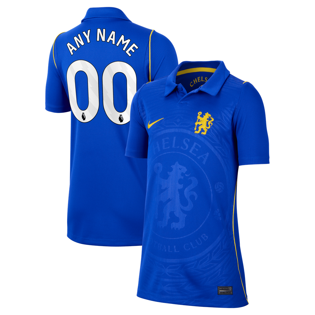 Chelsea Nike Youth 2026/27 Home Stadium Replica Custom Jersey - Blue