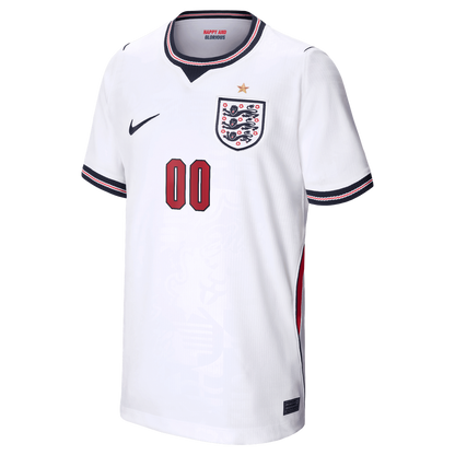 England National Team Nike Youth 2026 Home Stadium Replica Custom Jersey - White