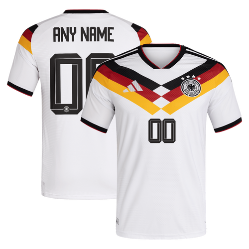 Germany National Team adidas 2026 Home On-Field Authentic Custom Jersey - White
