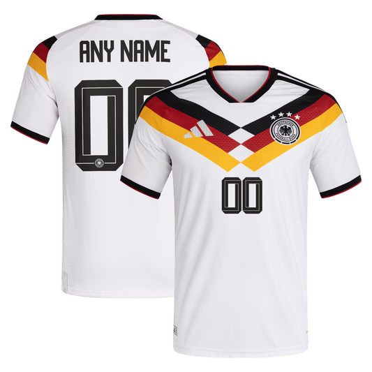 Germany National Team adidas 2026 Home On-Field Authentic Custom Jersey - White