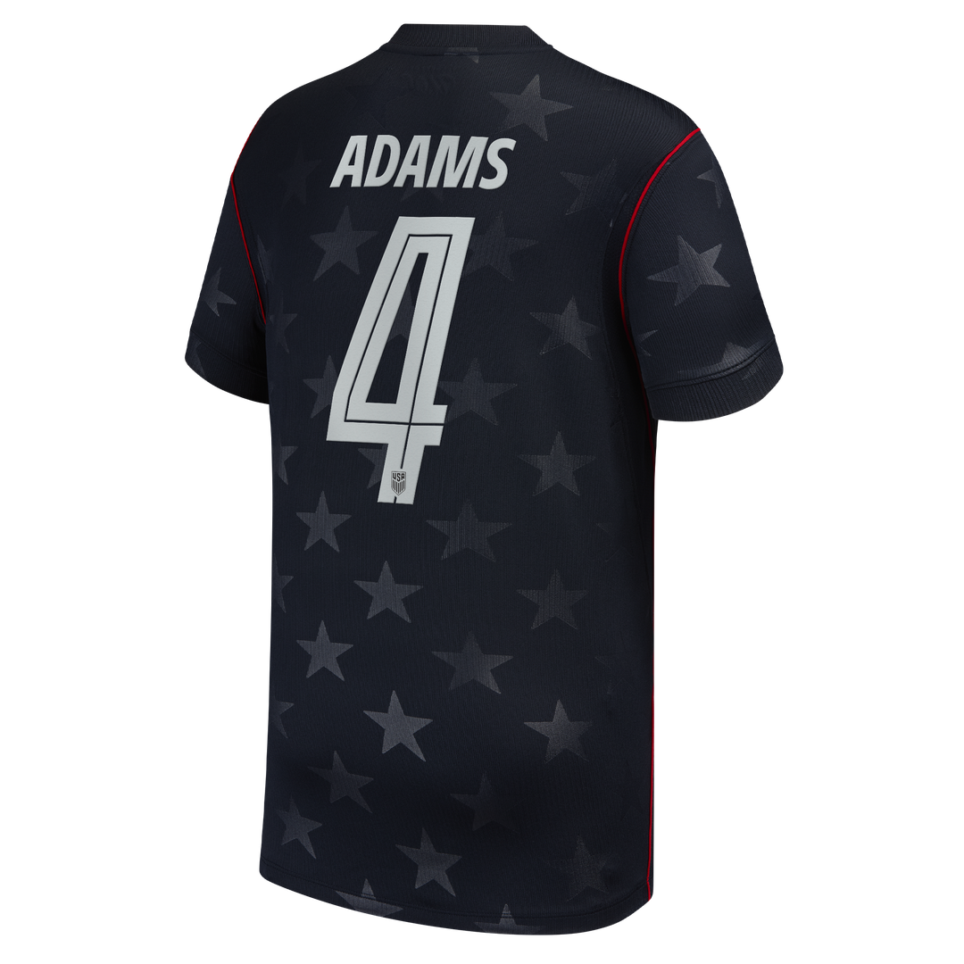 Tyler Adams USMNT Nike Youth 2026 Away Stadium Replica Jersey - Blue