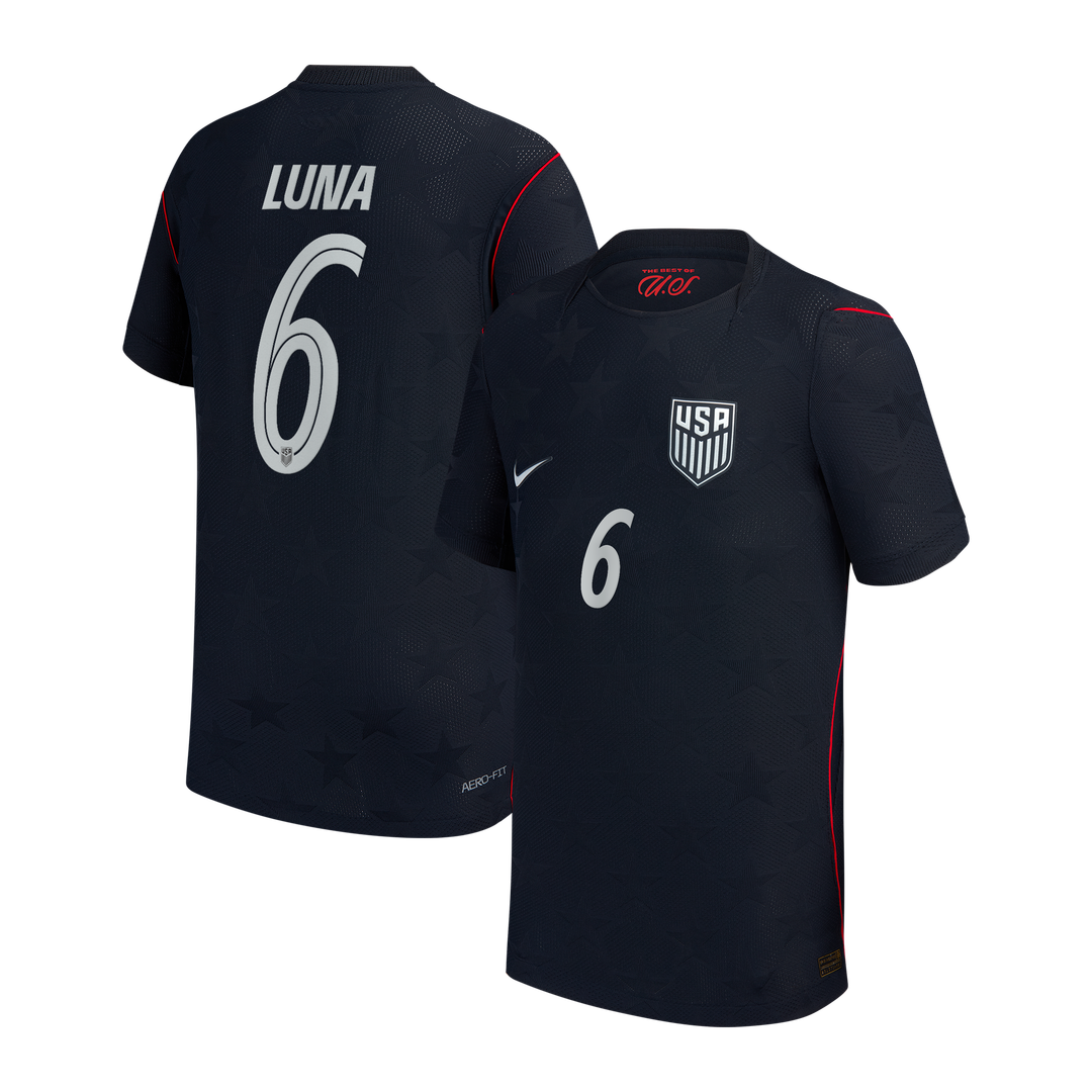 Diego Luna USMNT Nike Youth 2026/27 Away Match Authentic Jersey - Blue