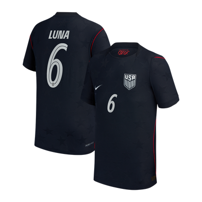 Diego Luna USMNT Nike Youth 2026/27 Away Match Authentic Jersey - Blue