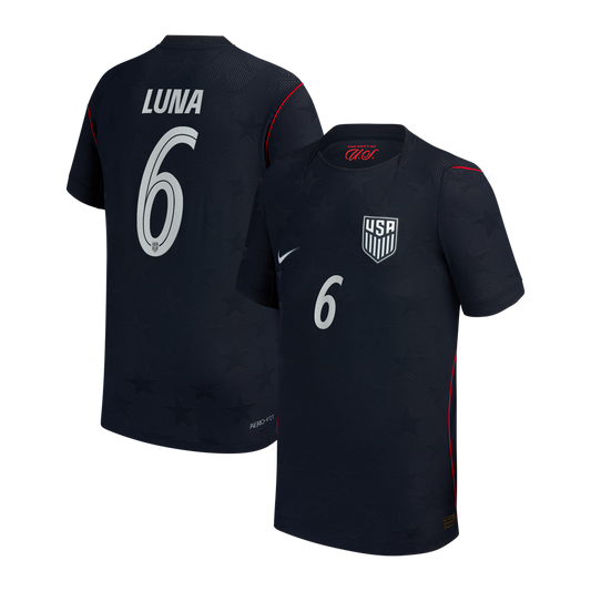 Diego Luna USMNT Nike Youth 2026/27 Away Match Authentic Jersey - Blue