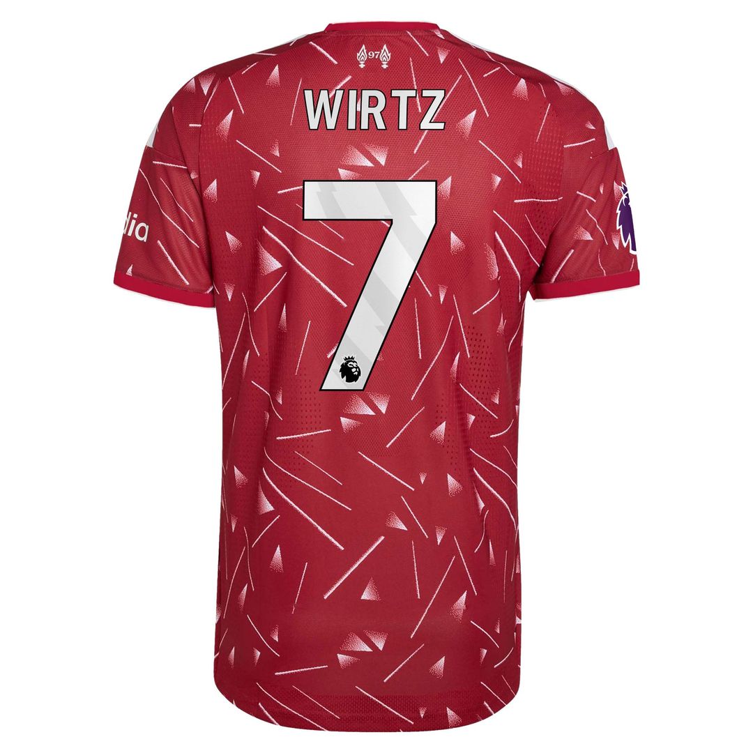 Florian Wirtz Liverpool adidas 2026/27 Home On-Field Authentic Jersey - Red
