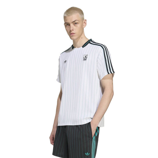 Liverpool adidas Terrace Icons Jersey - White