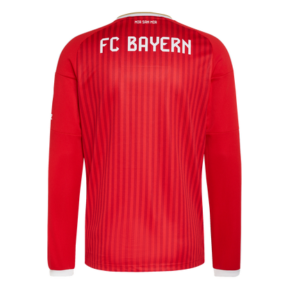 Bayern Munich adidas 2026/27 Home Replica Long Sleeve Jersey - Red