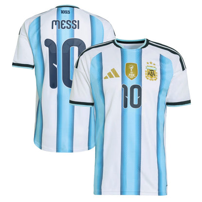 Lionel Messi Argentina National Team adidas 2026 Home On-Field Authentic Jersey - White