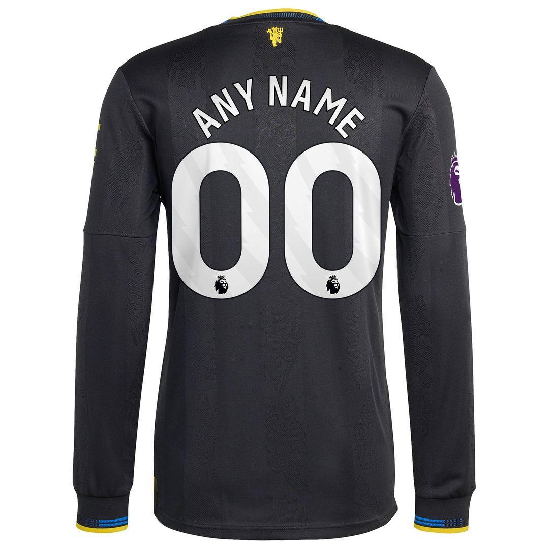 Manchester United adidas Home 2025/26 Custom Authentic Long Sleeve Jersey - Red