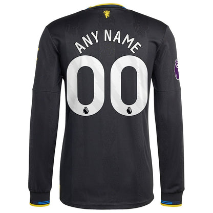 Manchester United adidas Home 2025/26 Custom Authentic Long Sleeve Jersey - Red