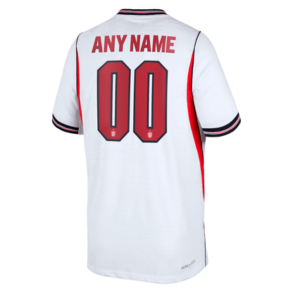 England National Team Nike Youth 2026 Away Match Authentic Custom Jersey - Red