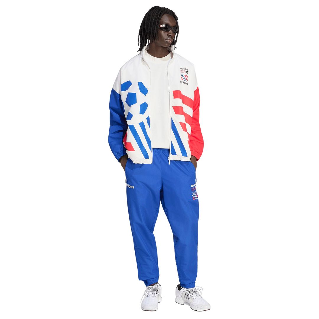 USMNT adidas 1994 World Cup Full-Zip Woven Track Jacket - White