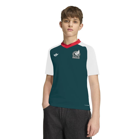 Mexico National Team adidas Youth 2026 Pre-Match Top - White