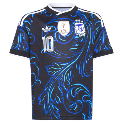 Lionel Messi Argentina National Team adidas Youth 2026 Away Replica Jersey - Black