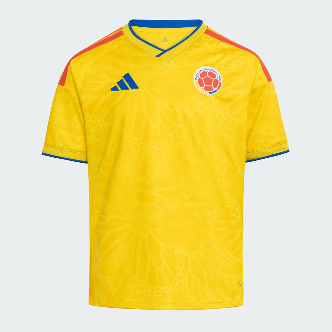 Colombia National Team adidas Youth 2026 Home Replica Jersey - Yellow