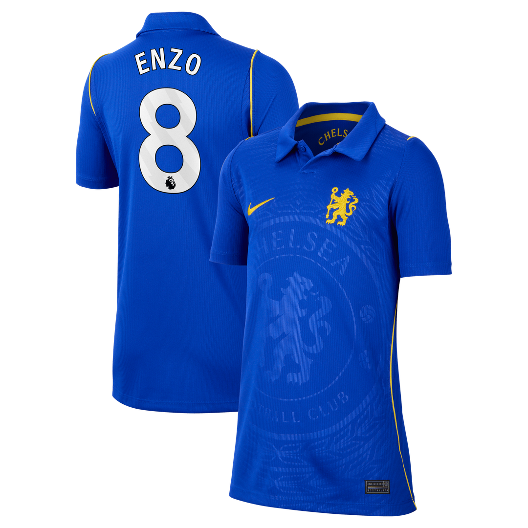 Enzo Fernández Chelsea Nike Youth 2026/27 Home Stadium Replica Jersey - Blue
