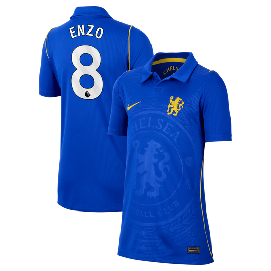 Enzo Fernández Chelsea Nike Youth 2026/27 Home Stadium Replica Jersey - Blue