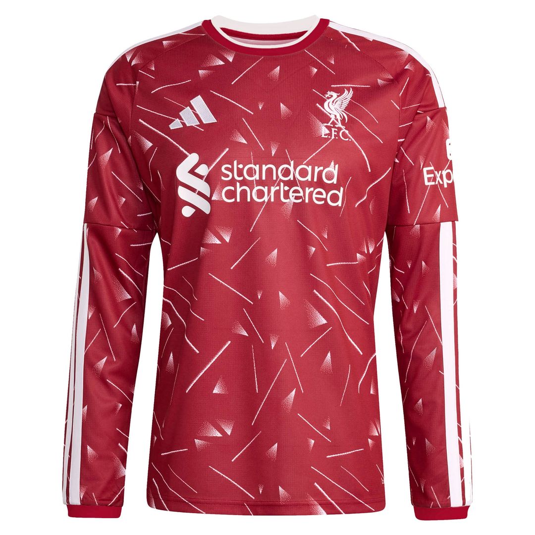 Florian Wirtz Liverpool adidas 2026/27 Home Replica Long Sleeve Jersey - Red