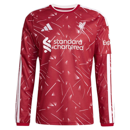 Florian Wirtz Liverpool adidas 2026/27 Home Replica Long Sleeve Jersey - Red