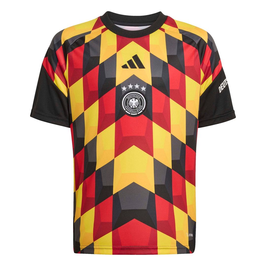 Germany National Team adidas Youth 2026 Pre-Match Top - Turquoise