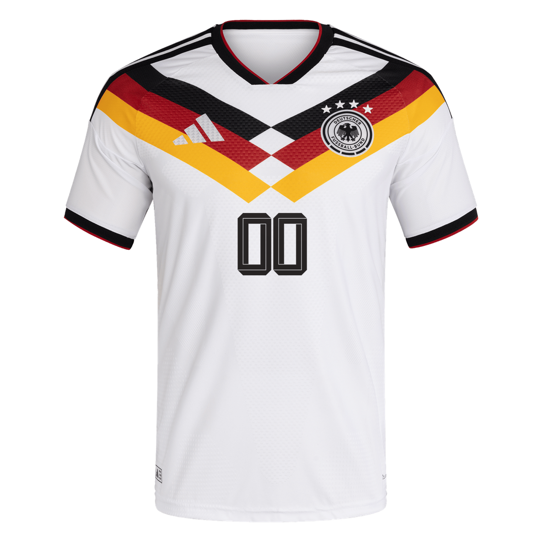 Germany National Team adidas 2026 Away On-Field Authentic Custom Jersey - Navy