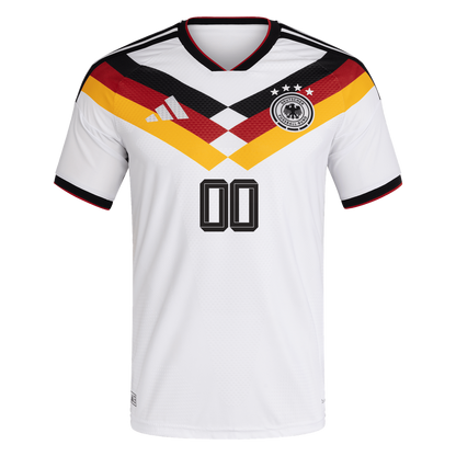 Germany National Team adidas 2026 Home On-Field Authentic Custom Jersey - White