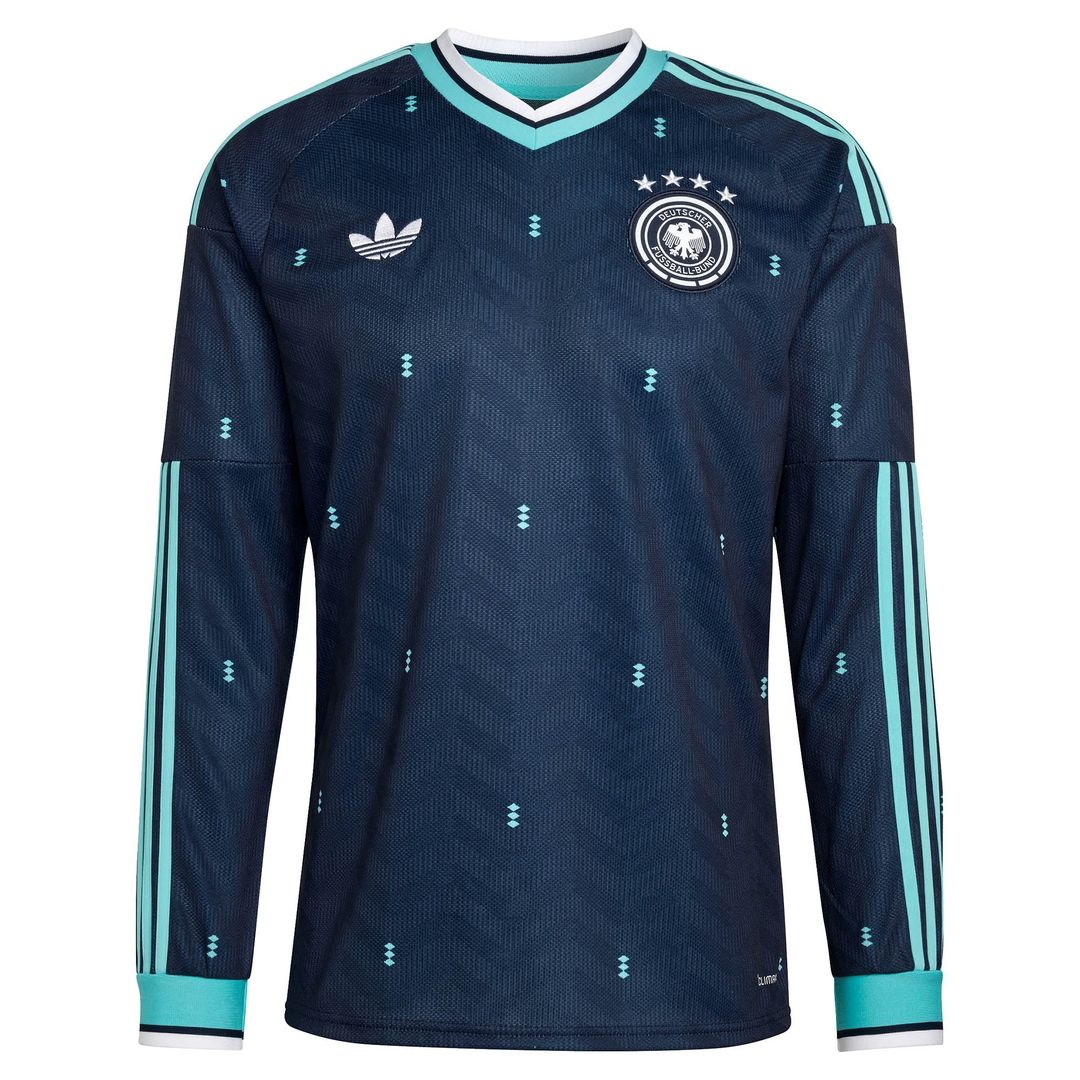 Germany National Team adidas 2026 Home Replica Long Sleeve Jersey - White