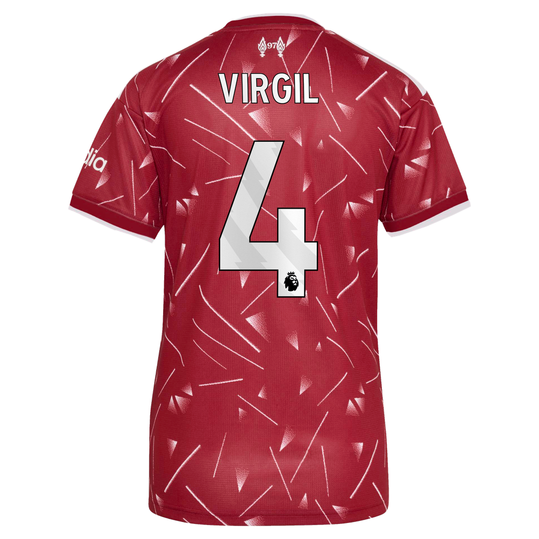 Virgil van Dijk Liverpool adidas Women's 2026/27 Home Replica Jersey - Red
