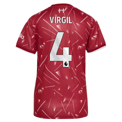 Virgil van Dijk Liverpool adidas Women's 2026/27 Home Replica Jersey - Red