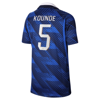 Jules Koundé France National Team Nike Youth 2026 Home Stadium Replica Jersey - Blue