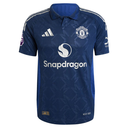 Manchester United adidas 2024/25 Away Authentic Custom Jersey - Navy