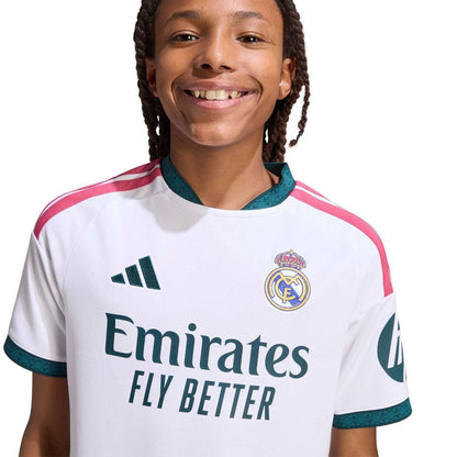 Real Madrid adidas Youth 2026/27 Home Replica Jersey - White