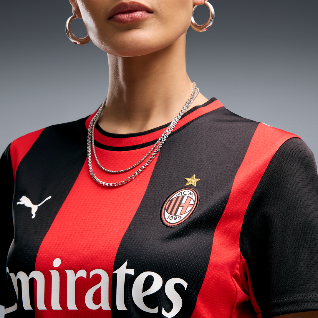 AC Milan Puma Women's 2026/27 Home Replica Jersey - Black/Red