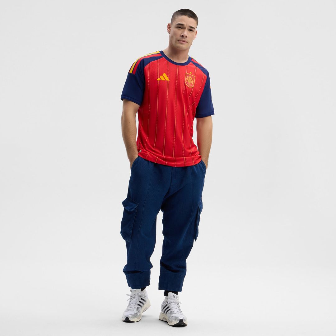 Spain National Team adidas 2026 Home On-Field Authentic Jersey - Red