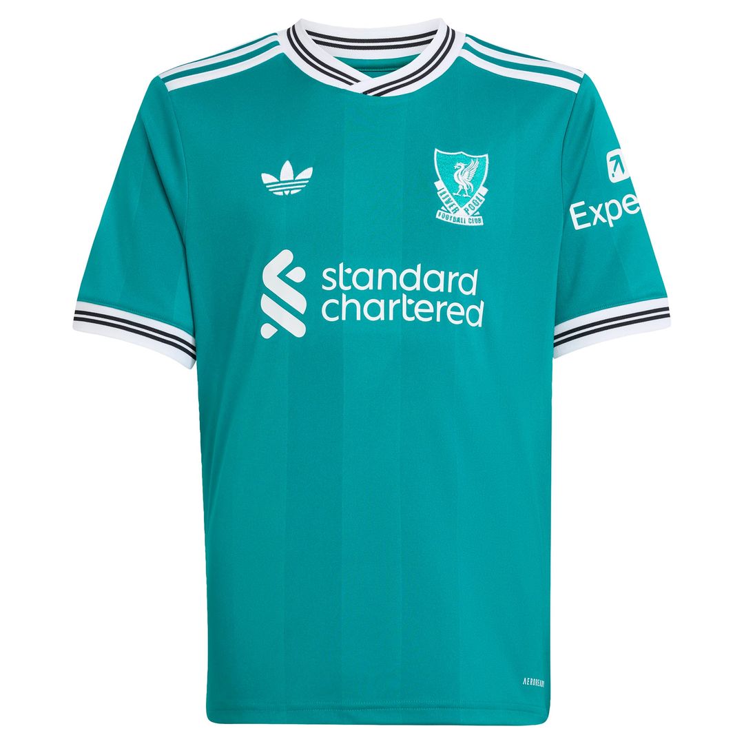 Alexander Isak Liverpool adidas Youth 2025/26 Third Replica Player Jersey - Green