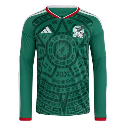 Mexico National Team adidas 2026 Home Replica Long Sleeve Jersey - Green