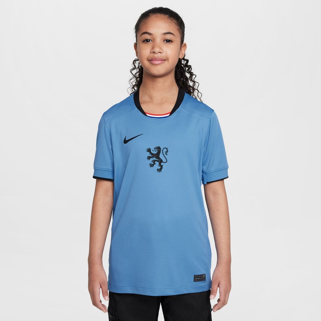 Netherlands Women's National Team Nike Youth 2025/26 Away Replica Jersey - Blue