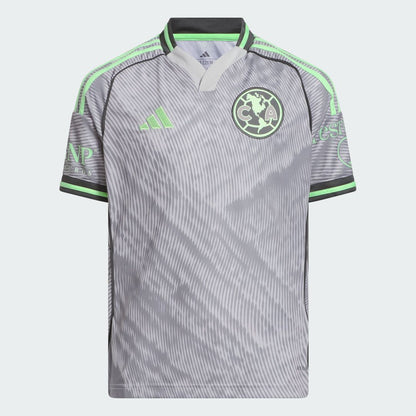 Club America adidas Youth 2025 Third Replica Jersey - Gray