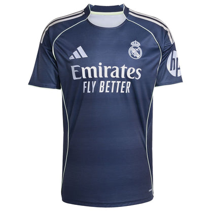 Real Madrid adidas 2025/26 Away Replica Custom Jersey - Blue