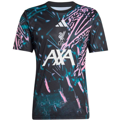 Liverpool adidas 2025/26 Pre-Match Training Jersey - Black