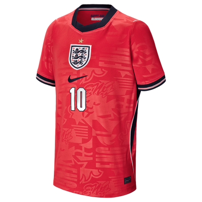 Jude Bellingham England National Team Nike Youth 2026 Away Stadium Replica Jersey - Red