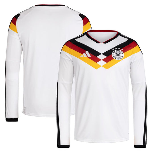 Germany National Team adidas 2026 Home Replica Long Sleeve Jersey - White