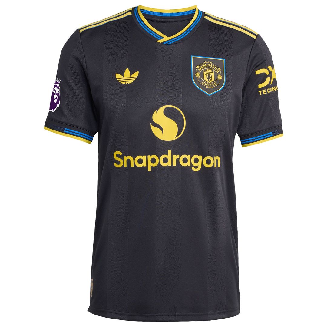 Mason Mount Manchester United adidas 2025/26 Third Authentic Player Jersey - Black