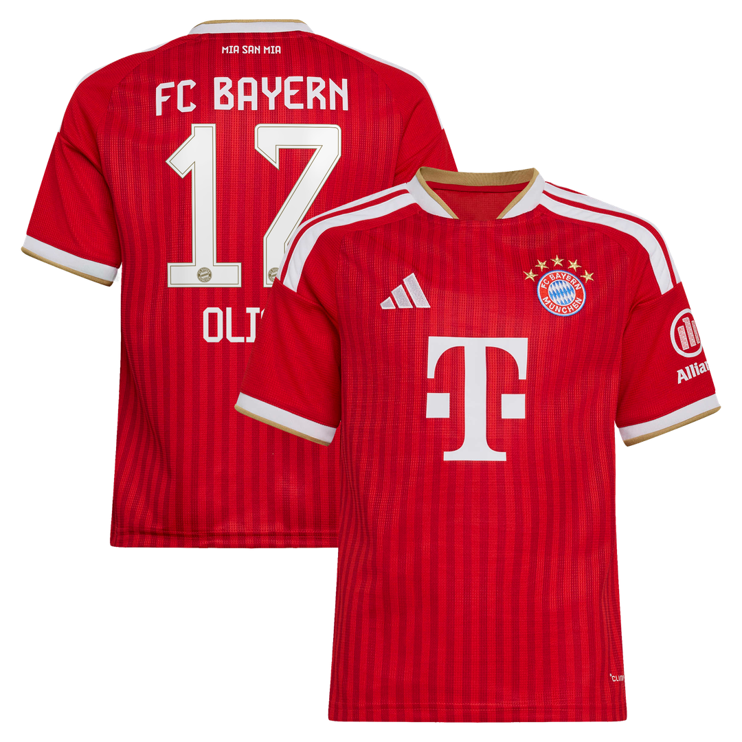 Michael Olise Bayern Munich adidas Youth 2026/27 Home Replica Jersey - Red